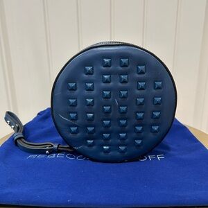 Rebecca Minkoff Blue Studded Clutch